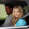 Fergie et son mari Josh Duhamel sortent de leur hôtel à Miami le 12 septembre 2011