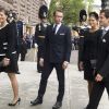 Le prince Carl Philip de Suède et la princesse Madeleine assistent à l'ouverture du parlement suédois le 15 septembre 2011