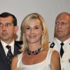 Laurence Ferrari, très amoureuse au bras de son mari Renaud Capuçon lors de la Nuit du Yachting à Monaco le 17 septembre 2011