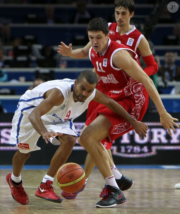 Tony Parker et les Bleus s'étaient qualifiés pour la finale de l'Euro de Basket en disposant des Russes le vendredi 16 septembre 2011