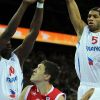 Tony Parker, Nicolas Batum et les Bleus s'étaient qualifiés pour la finale de l'Euro de Basket en disposant des Russes le vendredi 16 septembre 2011