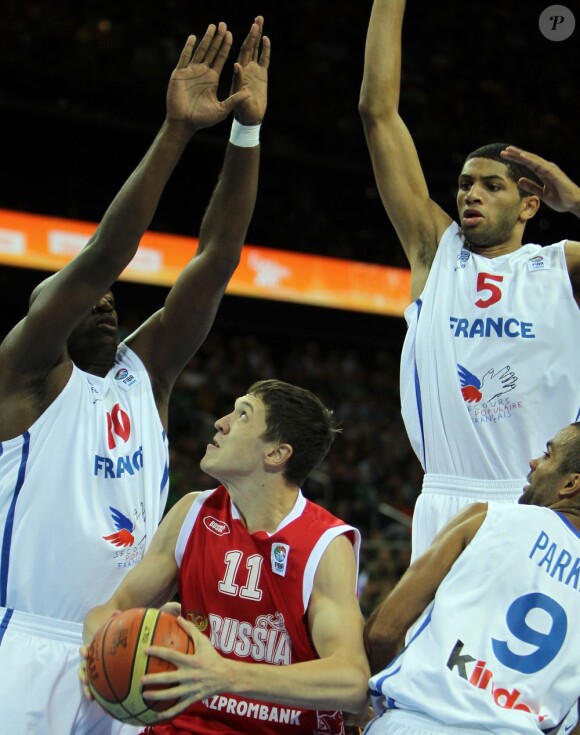 Tony Parker, Nicolas Batum et les Bleus s'étaient qualifiés pour la finale de l'Euro de Basket en disposant des Russes le vendredi 16 septembre 2011