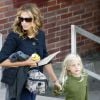 Julia Roberts et sa fille Hazel Patricia se baladent dans les rues de Los Angeles le 12 septembre 2011