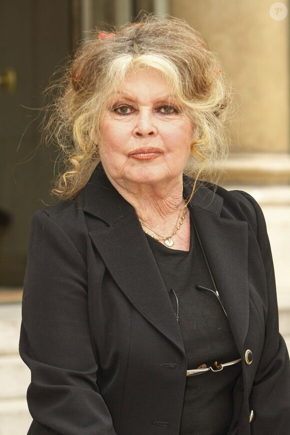 Brigitte Bardot à l'Elysée le 27 septembre 2006