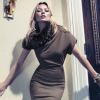 Kate Moss pose pour la collection automne-hiver 2011 de la griffe Liu Jo.
