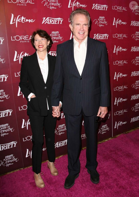 Annette Bening et Warren Beatty au déjeuner Power of Women Event organisé par Variety, à Los Angeles, le 23 septembre 2011.