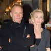 Sting et sa femme Trudie Styler en octobre 2010 à Paris