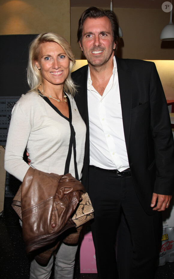 Marie Sara et Christophe Lambert lors de l'avant-première du film Le Skylab à Paris le 27 septembre 2011