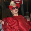 Lady Gaga, chanteuse la plus puissante et la plus influente du monde, met sa notoriété au profit de la cause des homosexuels et contre le harcèlement moral. New York, le 12 septembre 2011.