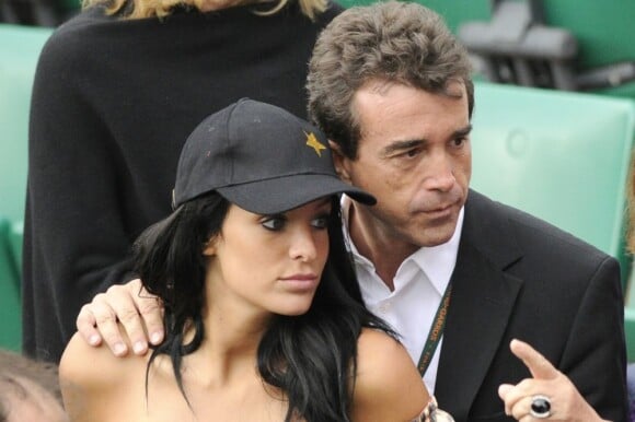 Jade Foret et Arnaud Lagardère à Roland Garros en mai 2011
