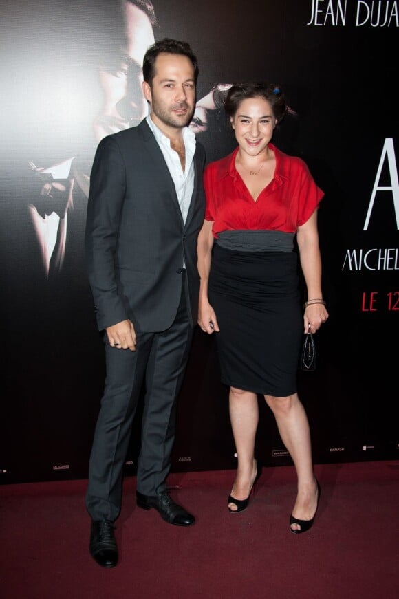 Stéphane Debac et Marilou Berry à la projection de The Artist, le 28 septembre 2011.