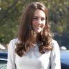 Kate Middleton arrive au Royal Marsden Hospital, le 29 septembre 2011.