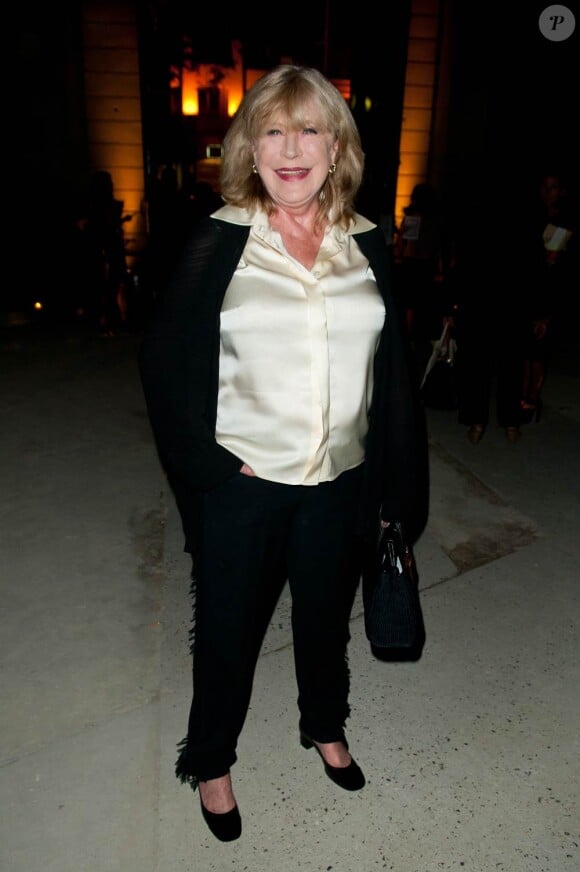 Marianne Faithfull lors de la soirée Hogan by Karl Lagerfeld, le vendredi 30 septembre 2011.