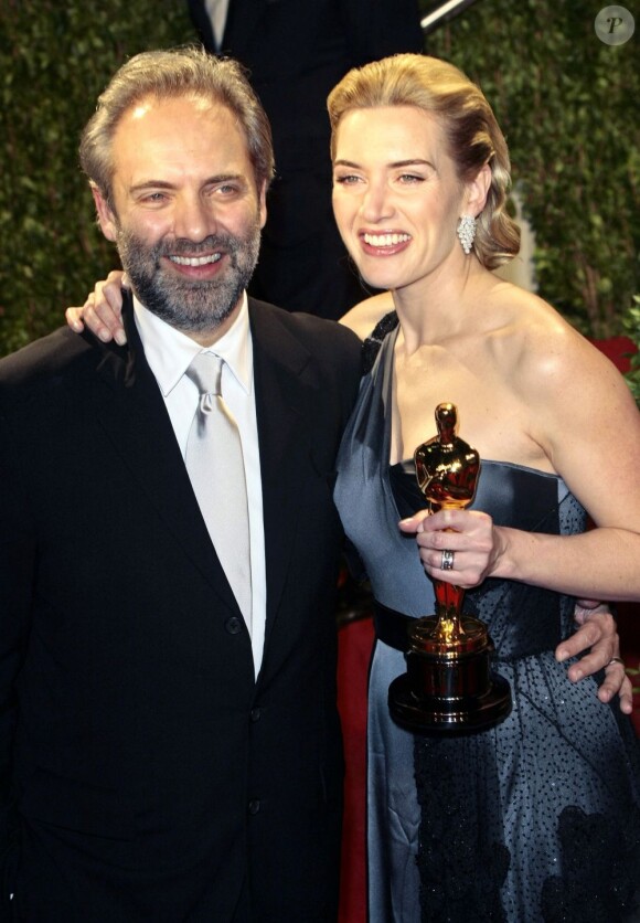 Kate Winslet et Sam Mendes aux Oscars en février 2009