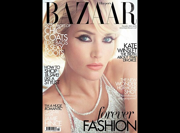Kate Winslet en couverture de Harper's Bazaar - octobre 2011