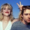 Courtney Love, Kurt Cobain et leur fille Frances Bean, à Los Angeles, en 1993.