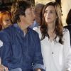 Paul McCartney et Nancy Shevell assistent en amoureux au défilé de Stella McCartney pendant la Fashion Week parisienne le 3 octobre 2011