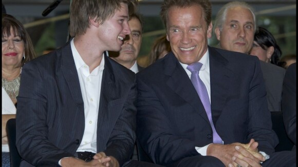 Arnold Schwarzenegger : Fier comme tout devant son fils, c'est la consécration