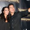 Mario Lopez fête son anniversaire avec sa compagne Courtney Mazza, à Las Vegas le 9 octobre 2011