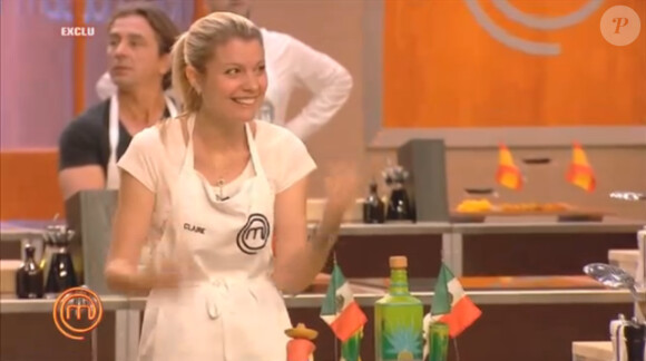 Claire en pleine action dans le prochain épisode de Masterchef 2, jeudi 13 octobre 2011 sur TF1