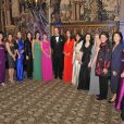 Parrain des deux organismes, le prince William, accompagné de sa divine Kate Middleton sublimée dans une robe rouge Beulah London, assistait jeudi 13 octobre 2011 au gala caritatif du 100 Women in Hedge Funds au profit de The Child Bereavement Charity.