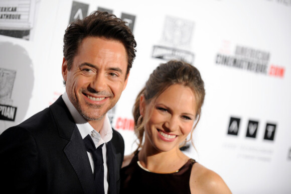 Robert Downey Jr. et sa femme Susan Downey, le 14 octobre 2011 à Beverly Hills, Californie.