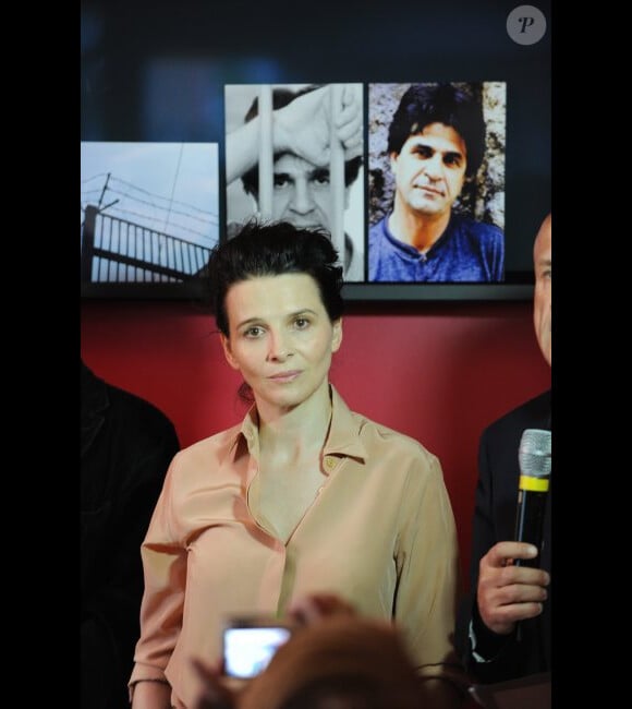 Juliette Binoche fait partie des personnalités qui ont publiquement défendu Jafar Panahi. Ici, le 19 mai 2010 à Cannes.