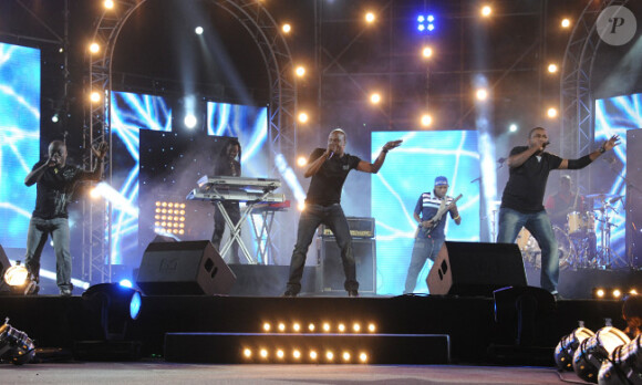 Les Magic System durant le concert de la Tolérance à Agadir au Maroc le 15 octobre 2011