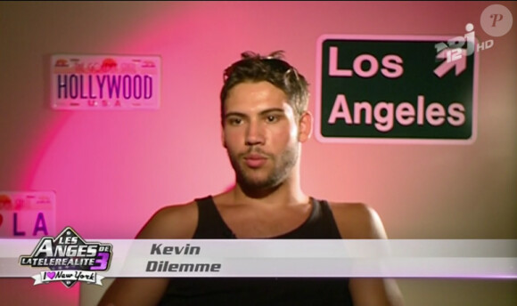 Kevin dans les Anges de la télé-réalité 3, mardi 18 octobre, sur NRJ 12