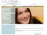Carla Bruni, maman d'une petite Giulia : Son message de remerciements