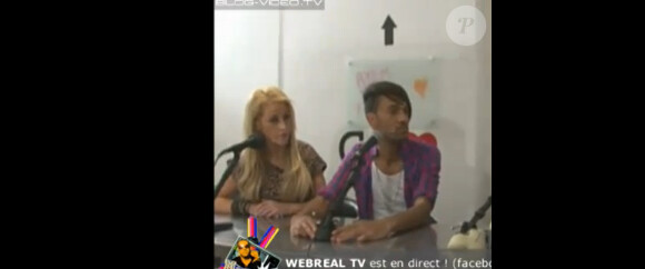 Sabrina et Morgan sur le plateau de Webrealtv