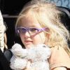 Violet Affleck : une petite fille à croquer lorsque sa maman Jennifer Garner l'accompagne chez le dentiste à Santa Monica le 28 octobre 2011