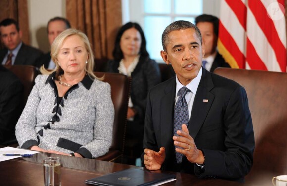 Hillary Clinton et Barack Obama, à Washington, le 3 octobre 2011.