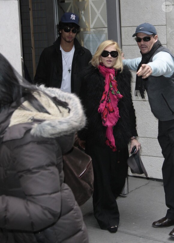 Jésus Luz et Madonna en février 2009 à New York
