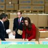 Le prince William et Kate Middleton étaient le 2 novembre 2011 à Copenhague, au Danemark, pour visiter en compagnie du prince Frederik et de la princesse Mary le centre d'approvisionnement de l'UNICEF et apporter leur soutien dans la lutte contre la famine dans la Corne de l'Afrique.