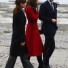 Le prince William et son épouse la duchesse Catherine étaient le 2 novembre 2011 à Copenhague, au Danemark, pour visiter en compagnie du prince Frederik et de la princesse Mary le centre d'approvisionnement de l'UNICEF et apporter leur soutien dans la lutte contre la famine dans la Corne de l'Afrique.