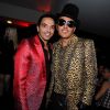 Kamel Ouali et Jean-Roch au VIP ROOM Theater pour la soirée Halloween à Paris le 31 octobre 2011