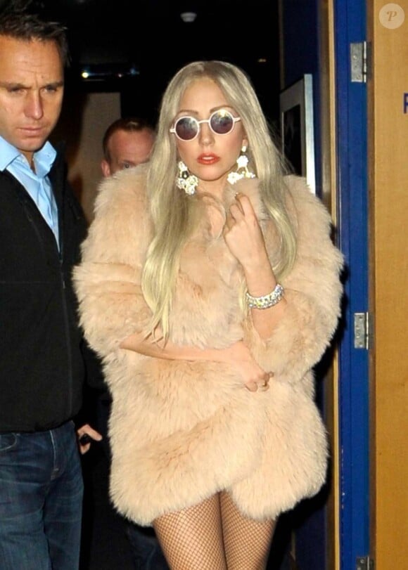 Lady Gaga à Londres, le 1er novembre 2011.
