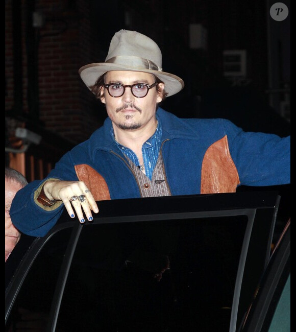 Johnny Depp le 26 octobre à New York.
