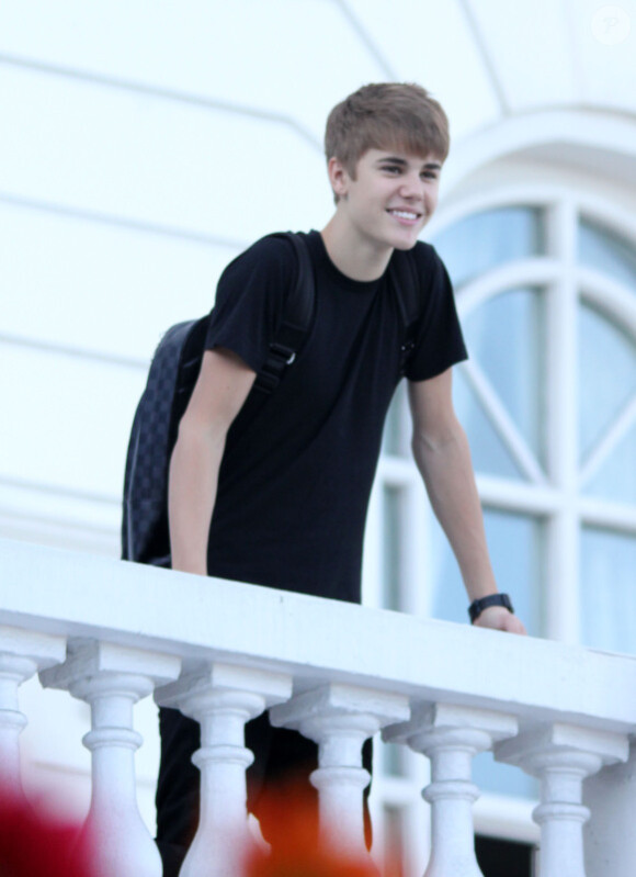 Justin Bieber, à Rio de Janeiro, en octobre 2011.