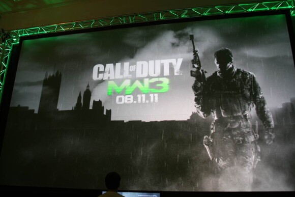 Call of Duty: Modern Warfare 3 a vécu un lancement en grande  pompe au palais de Chaillot, à Paris, le 7 novembre 2011. Activision  avait vu les choses en grand et convié de nombreux VIP.