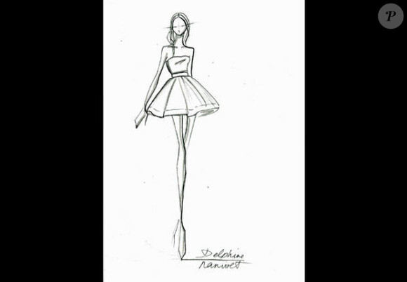 Croquis Delphine Manivet pour La Redoute