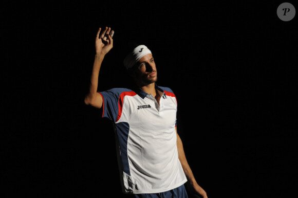Feliciano Lopez le 9 novembre 2011 lors du Masters 1000 de Paris Bercy à Paris