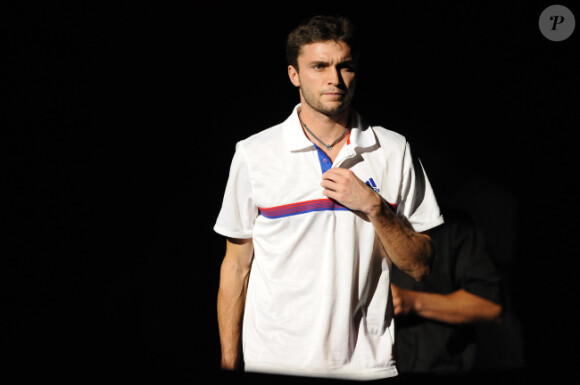 Gilles Simon le 9 novembre 2011 lors du Masters 1000 de Paris Bercy à Paris
