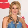 Shakira pose sur le tapis rouge des Latin Grammy Awards 2011, le mercredi 9 novembre 2011.