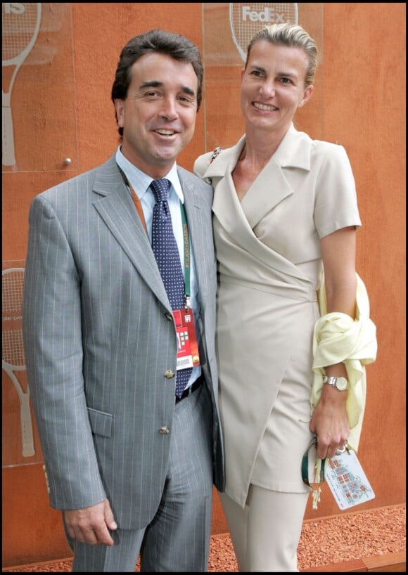 Arnaud Lagardère et son ex-femme Manuela en 2007.