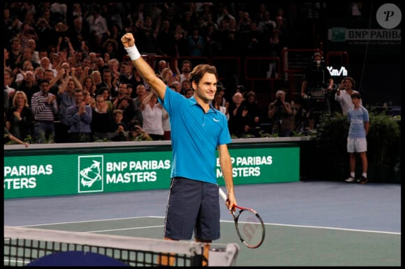 Roger Federer le 13 novembre lors de la finale du Masters 1000 de Paris Bercy