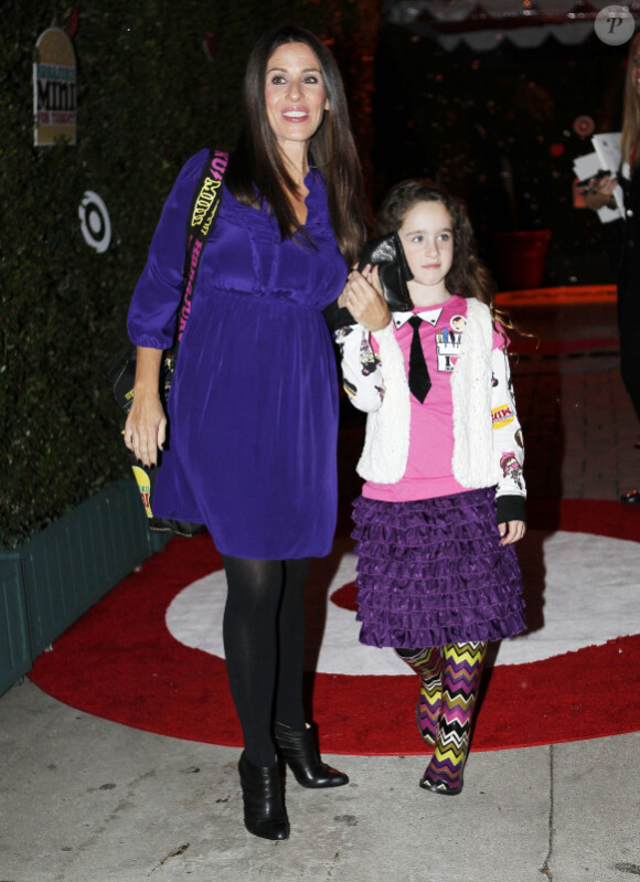 Soleil Moon Frye et sa fille Poet Sienna Rose lors de la soirée Harajuku / Target, à Los Angeles, le 12 novembre 2011