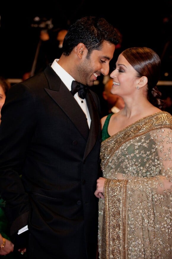 Aishwarya Rai et son époux Abhishek Bachchan