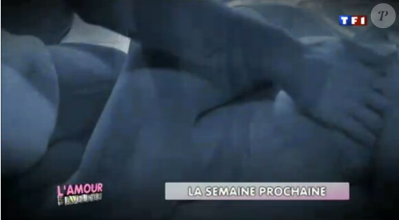 Des moments torrides dans la bande-annonce de L'amour est aveugle diffusée su TF1 le vendredi 18 novembre 2011